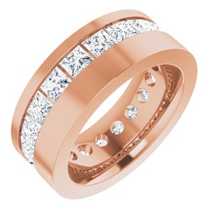 14K Rose 3 1/4 CTW Lab-Grown Diamond Band