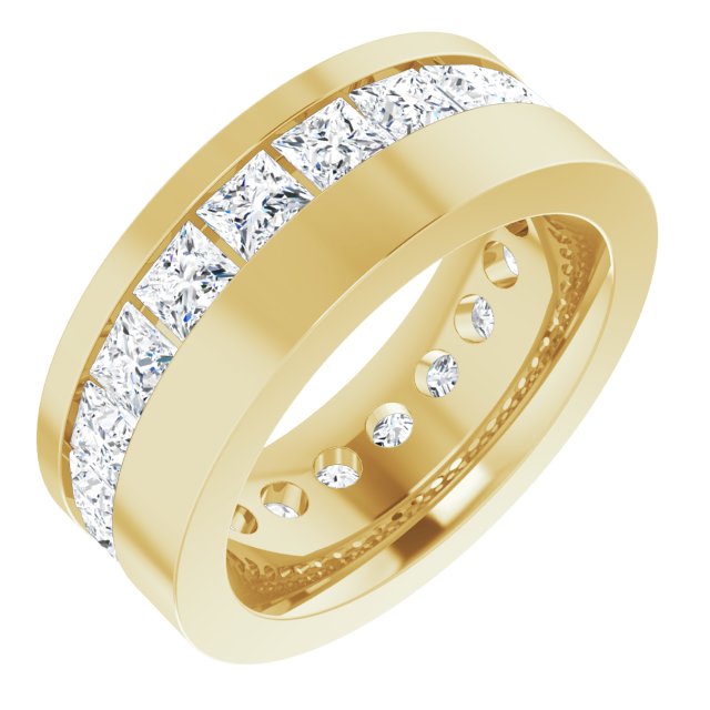 14K Yellow 3 1/4 CTW Lab-Grown Diamond Band