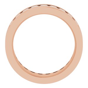 14K Rose 4 CTW Lab-Grown Diamond Band