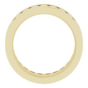 14K Yellow 4 CTW Lab-Grown Diamond Band