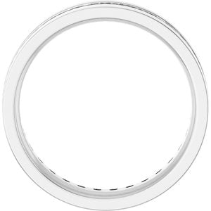 14K White 1 1/2 CTW Lab-Grown Diamond Band