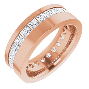 14K Rose 2 1/4 CTW Lab-Grown Diamond Band