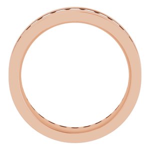 14K Rose 2 5/8 CTW Lab-Grown Diamond Band