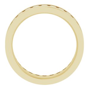 14K Yellow 2 5/8 CTW Lab-Grown Diamond Band