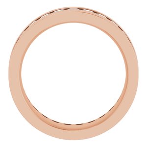 14K Rose 2 1/2 CTW Lab-Grown Diamond Band