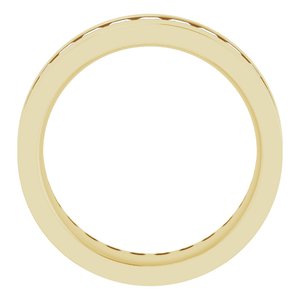 14K Yellow 2 1/2 CTW Lab-Grown Diamond Band