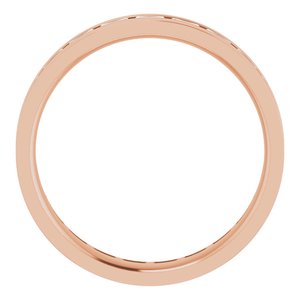 14K Rose 1 1/3 CTW Lab-Grown Diamond Band
