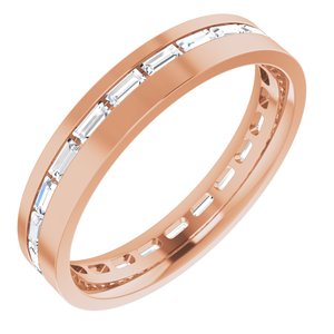 14K Rose 1 1/3 CTW Lab-Grown Diamond Band