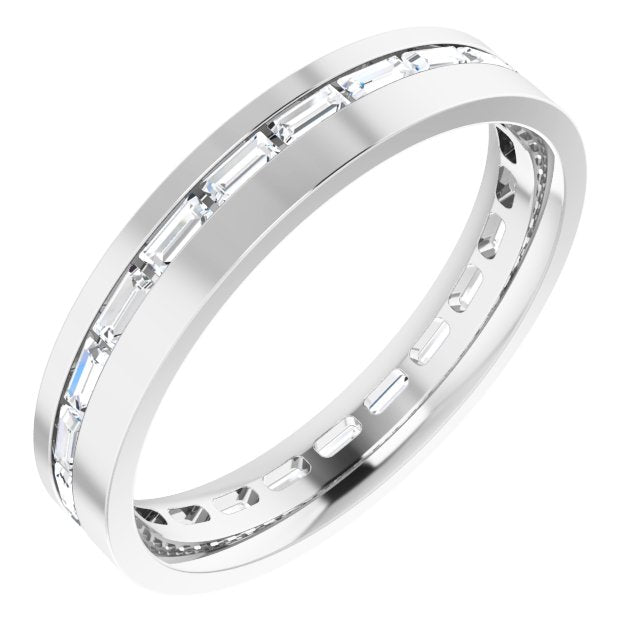 14K White 1 1/3 CTW Lab-Grown Diamond Band