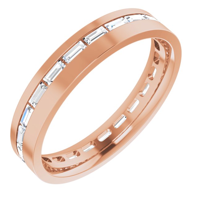 14K Rose 1 1/3 CTW Lab-Grown Diamond Band