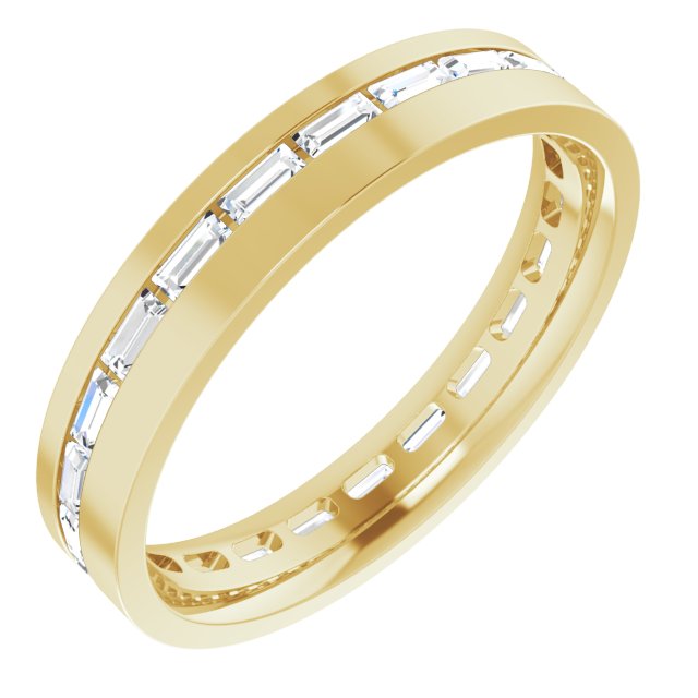 14K Yellow 1 1/3 CTW Lab-Grown Diamond Band