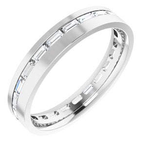 14K White 1 1/3 CTW Lab-Grown Diamond Band