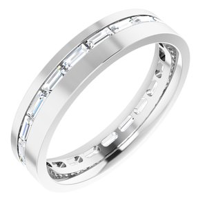 14K White 1 1/5 CTW Lab-Grown Diamond Band
