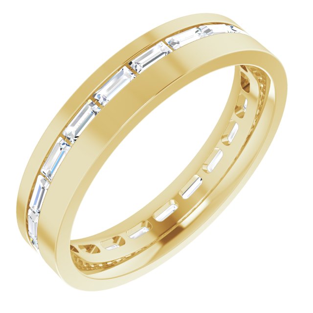 14K Yellow 1 1/5 CTW Lab-Grown Diamond Band