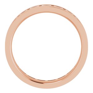 14K Rose 1 1/5 CTW Lab-Grown Diamond Band