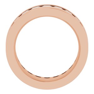 14K Rose 3 5/8 CTW Lab-Grown Diamond Band