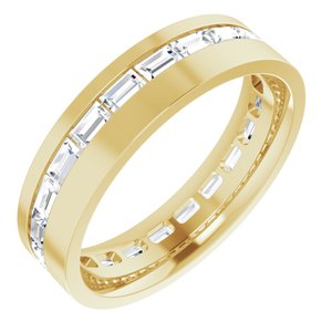 14K Yellow 1 1/2 CTW Lab-Grown Diamond Band
