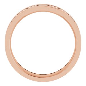 14K Rose 1 1/2 CTW Lab-Grown Diamond Band