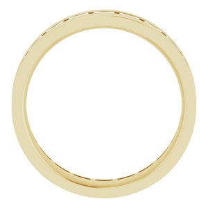14K Yellow 1 1/2 CTW Lab-Grown Diamond Band