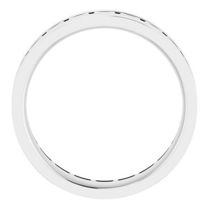 14K White 1 1/2 CTW Lab-Grown Diamond Band