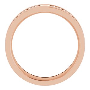 14K Rose 1 1/3 CTW Lab-Grown Diamond Band
