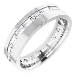 14K White 1 1/3 CTW Lab-Grown Diamond Band