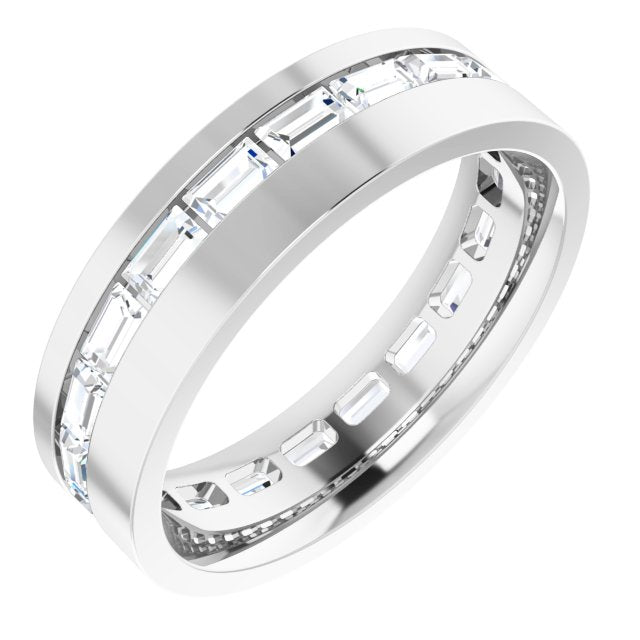 14K White 1 1/3 CTW Lab-Grown Diamond Band