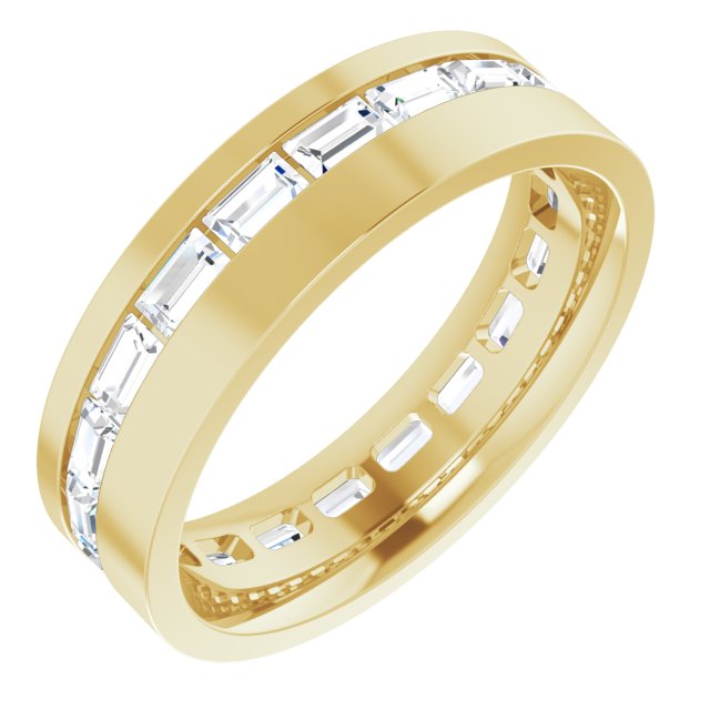 14K Yellow 1 1/3 CTW Lab-Grown Diamond Band