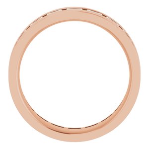 14K Rose 1 1/3 CTW Lab-Grown Diamond Band