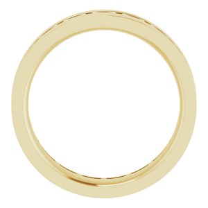 14K Yellow 1 1/8 CTW Lab-Grown Diamond Band