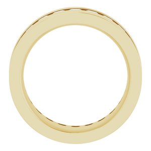 14K Yellow 2 1/4 CTW Lab-Grown Diamond Band