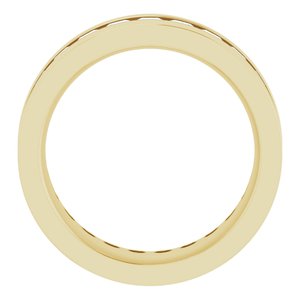 14K Yellow 2 1/3 CTW Lab-Grown Diamond Band