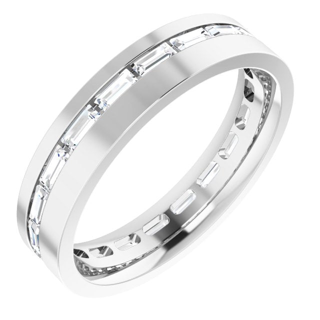 14K White 1 1/6 CTW Lab-Grown Diamond Band