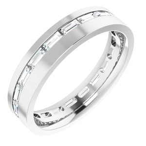 14K White 1 1/6 CTW Lab-Grown Diamond Band
