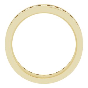 14K Yellow 2 5/8 CTW Lab-Grown Diamond Band