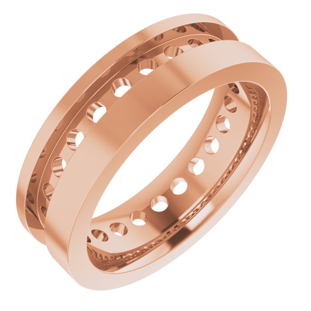 14K Rose 4 CTW Lab-Grown Diamond Band