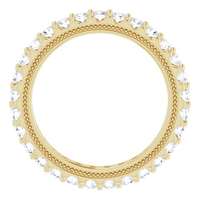 14K Yellow 7/8 CTW Lab-Grown Diamond Eternity Band Size 5