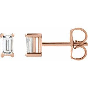 14K Rose 1/5 CTW Lab-Grown Diamond Stud Earrings