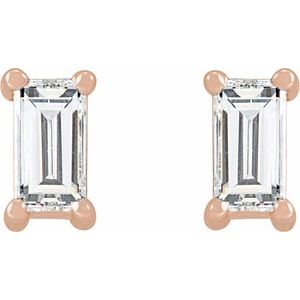 14K Rose 1/5 CTW Lab-Grown Diamond Stud Earrings