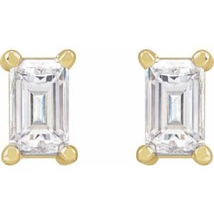 14K Yellow 1/5 CTW Lab-Grown Diamond Stud Earrings