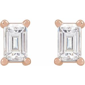 14K Rose 1/5 CTW Lab-Grown Diamond Stud Earrings