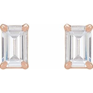 14K Rose 1 1/2 CTW  Lab-Grown Diamond Earrings