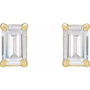 14K Yellow 3/4 CTW Lab-Grown Diamond Earrings