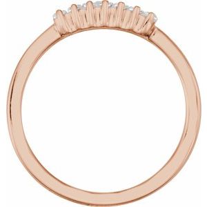 14K Rose 1/3 CTW Lab-Grown Diamond Ring