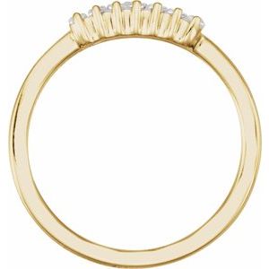 14K Yellow 1/3 CTW Lab-Grown Diamond Ring