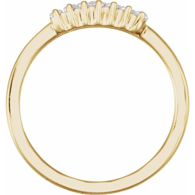 14K Yellow 1/3 CTW Lab-Grown Diamond Ring