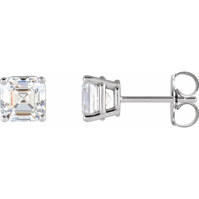 Platinum 3/8 CTW Lab-Grown Diamond Earrings