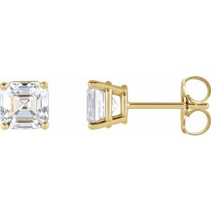 14K Yellow 1/2 CTW Lab-Grown Diamond Earrings