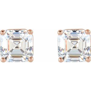 14K Rose 1/3 CTW Lab-Grown Diamond Earrings