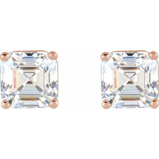 14K Rose 1/3 CTW Lab-Grown Diamond Earrings
